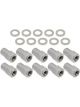 Street Pro Wheel Lug Nut Kit Chrome Length 1.46 1/2 .700