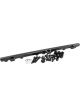 Aeroflow Fuel Rail Black Suit 14mm Short 3/4in Fits Toyota 2JZ-GE