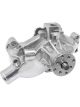 Aeroflow Short Water Pump Polished 3/4in Shaft Fits SBC