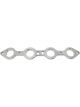 Aeroflow Stainless Header Flange CNC Machined Fits GM LS