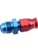 Aeroflow Tube to Male AN Adapter 1/4in to -6AN Blue/Red