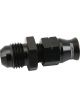 Aeroflow Tube to Male AN Adapter 1/4in to -6AN Black