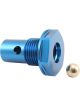 Aeroflow Roll Over Valve -10ORB Blue -10 Male ORB to -6 Female ORB