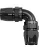 Aeroflow 853 Series Cutter 90 Deg Dual Hose Ends -16AN Black