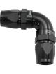 Aeroflow 590 Series PTFE 90 Degree Dual Hose Ends -20AN Black
