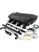Aeroflow GM LS Cathedral Port Low Rise EFI Intake Manifold Black