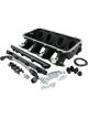 Aeroflow Low Rise EFI GM LS Rectangle Port Intake Manifold Base