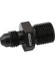 Aeroflow Metric to Male Flare Adapter M14 x 1.25mm to -6AN Black