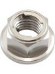 Aeroflow M8 x 1.25mm Titanium 6Point Hex Locking Nut Natural