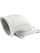 Aeroflow Cast EFI Throttle Body Elbow Natural For 4150 4500 Flange