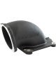 Aeroflow Cast EFI Throttle Body Elbow Black 4150 4500 Flange