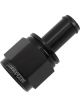 Aeroflow Straight Hose Barb 1/2in to -10AN Female Black Finish