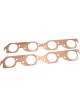 Aeroflow BBC Round Port Copper Embossed Exhaust Gaskets