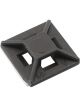 Aeroflow Cable Tie Self Adhesive Mount 12.5x12.5mm 25 Pack Black