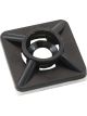 Aeroflow Cable Tie Self Adhesive Mount 19x19mm 50 Pack Black