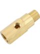 Aeroflow Oil Pressure Gauge Adapter 3/8in NPT Male/Female Thread