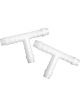 Goss Plastic T-Piece 6mm 1/4in Suits Air Water Vacuum Applications 2 Pack