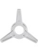 Halibrand Tri Bar Spinner Polished Suit Spinner Adapters