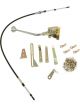 Lokar Cable Operated 12in Shifter with Mushroom Knob Fits GM TH350