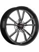 RC Torx 17in x 4.5in Front Wheel Black 5 x 4.50in Bolt Circle