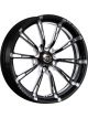 RC Hammer 17inx4.5in Front Wheel Black Eclipse 5x4.75in 2.25in BS