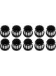 RC 12-Point Wheel Nut Set 5/8-18in R/H Thread Black 10 Pack