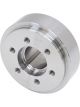 Romac Steel Blower Crank Hub Fits BB Chev 6-Bolt Dual Keyway External
