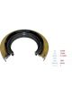 BWS TB9Y Standard Rubber Seal ID 43mm x OD 70mm x W1 9mm x W2 15mm