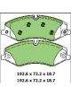 Protex Ultra Ceramic Brake Pads