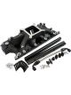 Aeroflow Single Plane Intake Manifold Black 2500 7500 RPM