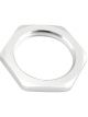 Aeroflow Replacement -4AN Half Nut for all Bulkheads Silver