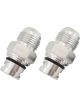 Aeroflow Cover Breather Adapter Silver Male -10AN Ford Coyote