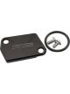 Aeroflow MAF Sensor Block Off Delete Plate Black Fits GM LS3 LSA