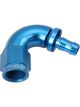 Aeroflow Push Lock 120 Deg Hose End -6AN To 5/16