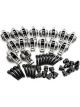 Aeroflow GM LS1 Stainless Rocker Arm M8 Stud 1.7 Ratio Pack of 16