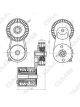 GMB Premium VRibbed Belt Tensioner