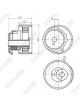 GMB Premium Timing Belt Tensioner Pulley