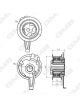 GMB Premium Timing Belt Tensioner Pulley