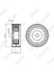 GMB Premium Timing Belt Idler Pulley