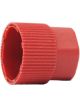 Alcius Cap Plastic Red (Pk/10) Fits Atco Fittings With R134A
