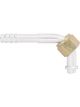 Atco Alloy Fitting No 10 90* Female Barb O Ring