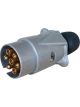 Erich Jaeger Trailer Plug 7P Large Round Metal With Internal Screw