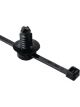 Heller Cable Ties Fir Tree Mount 4.0 - 35.0mm Black 500 Pieces