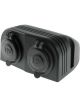 LV DC Dual Accessory Sockets Surface Mount With Covers