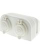 LV DC Dual Accessory Sockets Surface Mount With Covers