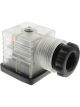 LV Din Connector Type A 24V Clear Cover A 30mm Red