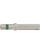 LV Green Band Female Terminal 100 Pack Solid Socket Nickel