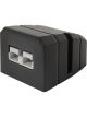 LV 50A Surf Mount Power Connector Grey Plug And Black Panel