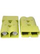 LV 50A Yellow Power Connector x 2 Cable Size 6 B&S 16mm2