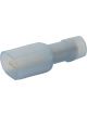 LV Fully Insulated Male Blade Blue Polycarbonate 6.3X0.8mm